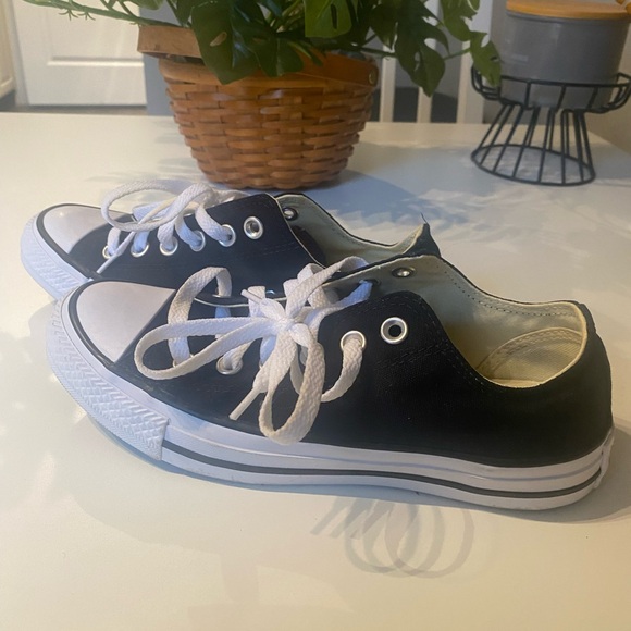 Converse All Star Black and White Sneakers - Picture 4 of 5